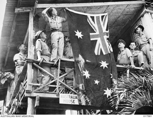 First Australian Flag to reach the Philippines